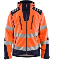 Blåkläder Warnschutz Softshelljacke "4491" - XS, - orange/marine
