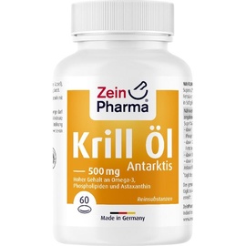 ZeinPharma Krill Öl Antarktis 500 mg Softgel-Kapseln 60 St.
