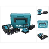 Makita DBO480RTJ Akku-Schwingschleifer inkl. MAKPAC + 2 Akkus 5.0Ah