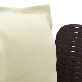 vidaXL 1-Sitzer Sessel 1 x 1 x 1 cm braun