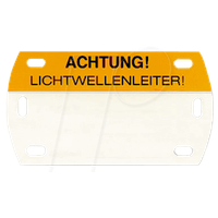 EFB-Elektronik LWL 80360.1 - LWL-Kennzeichnungsstreifen ''Achtung LWL''