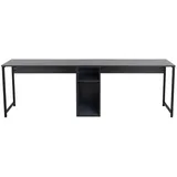 CaliCosy Schreibtisch Twin Study Desk Anthrazit