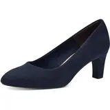 TAMARIS Damen, Pumps mit Blockabsatz, blau, 42 EU