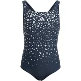 Adidas Glitter V-back Badeanzug - Aurora Ink - 5-6 Jahre