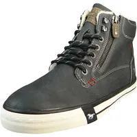 Mustang Herren High Top Sneaker Schwarz EU 45