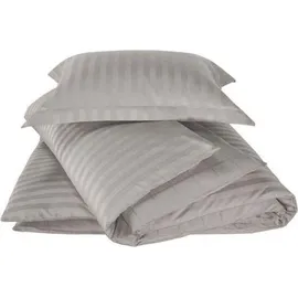 De Witte Lietaer Zygo Gestreift Taupe 240 x 220 cm + 2 x 40 x 80 cm