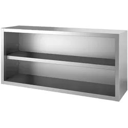 Gastro-Inox Wandschrank offen aus Edelstahl 1100x400x600mm
