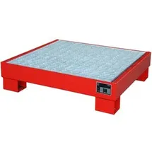 Bauer Südlohn Auffangwanne AW 60-2/M, lackiert, Feuerrot