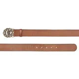 LASCANA Damengürtel Leder 100 cm braun