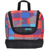 Nitro Kulturbeutel Travelkit plaid/red/blue