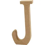 Creativ Company J MDF Buchstabe 13 x 2 cm