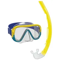mares aquazone Keewee Junior-schnorchelset - Yellow Aqua / Clear - One Size