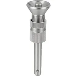 KUGELSPERRBOLZEN MIT PILZGRIFF VERSTELLBAR, D1=5, L=22-30, EDELSTAHL 1.4542, HOHE SCHERFESTIGKEIT,