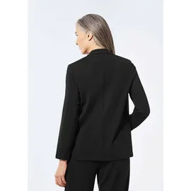 GOLDNER Damenblazer mit Reverskragen und Paspeltaschen in schwarz | Gr.: 52