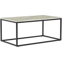 Beliani Delano Beige Schwarz Marmor 100 x 45 cm