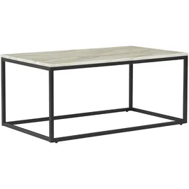 Beliani Delano Beige Schwarz Marmor 100 x 45 cm