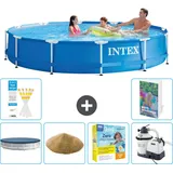 Frame Pool Rund - 366x76 Cm - 7-teilig  S170