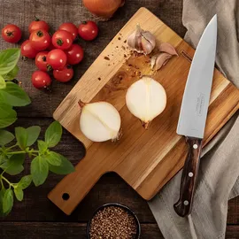 Tramontina LANDHAUS Schneidebrett 40 x 27 cm, Teak, Servierbrett aus Holz, klingenschonend, Teakholz FSC zertifiziert