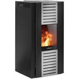 Justus Pelletofen Sirkos 2.0 Stahl Schwarz 6 kW mit Automatik