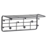 Zeller 17011 Wandgarderobe, Metall, schwarz