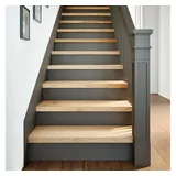 vidaXL Treppenstufen 12 STK. Unbehandelt 70x30x2 cm Massivholz Eiche, Treppenstufe für Holztreppen, Treppenstufe Holz, Fenstersims, Treppenstufe Eiche
