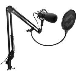 SPEEDLINK Streaming-Mikrofon "VOLITY READY Starter Set", schwarz, Mikrofone