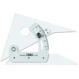 Möbius + Ruppert Zeichenwinkel 20,0 cm Transparent
