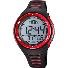 Calypso Herren Digital Gesteppte Daunenjacke Uhr mit Kunststoff Armband K5807/3