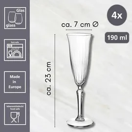 Ritzenhoff & Breker Perpetuo Sektglas 0,19 l 4er Set