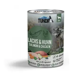 Premium Hundenassfutter Tundra Hund Lachs mit Huhn