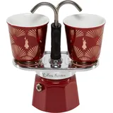 Bialetti Mini Express Art Deco rot