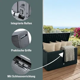 Prosperplast Auflagenbox 290 l 47 x 47 x 470 cm Grau