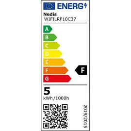 Nedis Nedis, Wi-Fi LED Glühbirne 5W 470lm E14 SmartLife Kerzenform, Weiß