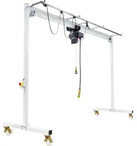 Vetter Portalkran Profi A +  Elektrokettenzug mit Elektrofahrwerk 500kg, 5,0m