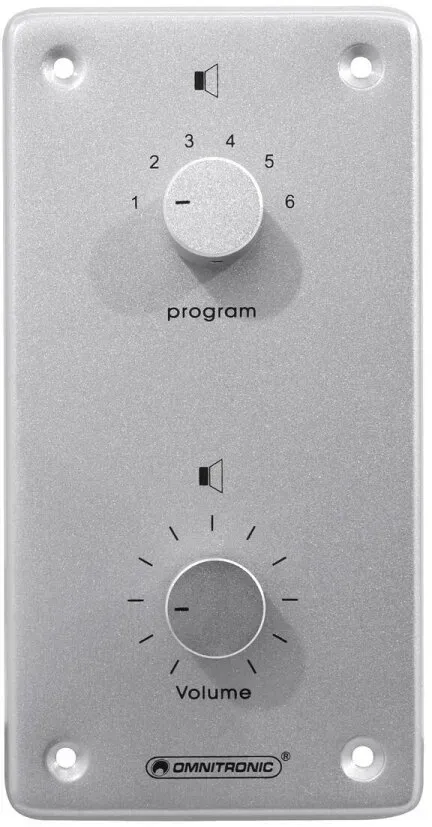 OMNITRONIC ELA-LS-Regler/Prog-Wähler10W mono sil