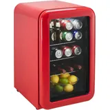 Hanseatic Getränkekühlschrank HBC68ERRH, 68 cm hoch, 44 cm breit rot