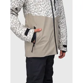 Brunotti Teallasy-Print Girls Snow Jacket, Leopard Snow 176 - Beige - 176