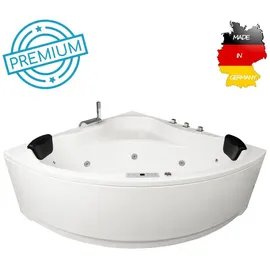 Basera Malai Whirlpoolbadewanne 150 x 150 cm (Komplett-Set)