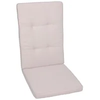 GO-DE Sesselauflage 120 x 50 x 7 cm beige 1 St.