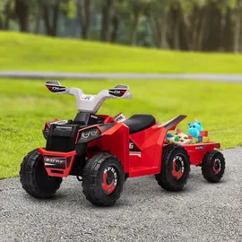 Homcom Kinderquad Elektro-Quad 6V rot (1-tlg)