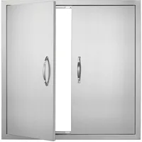 Vevor Grill-Zugangstür 790 x 790 x 46 mm Edelstahl