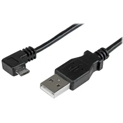 StarTech.com Micro USB Lade/Sync-Kabel - St/St - Micro USB rechtsgewinkelt - 1m