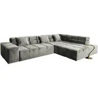 KAWOLA Sofa NEVADA silber