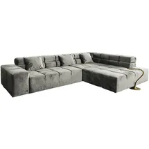 KAWOLA Sofa NEVADA silber