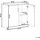Beliani Zehna Aktenschrank 80 x 40 x 80 cm grau/weiß