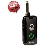 Nux Mighty Plug Verstärker- und Effekt-Simulation + Bonus In Ear Kopfhörer - Schwarz