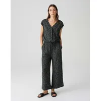 Opus Jumpsuit mit Volantärmel Modell Moneli shadow coal blue