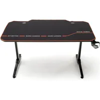 DXRacer GD2000 Max 1 Gaming-Tisch Schwarz/Rot