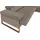 W.Schillig Ecksofa "finn, Designsofa mit tollem Sitzkomfort, bequem, L-Form", braun (stone z59), B:281cm H:71cm T:230cm, Flachgewebe S22 (100% Polyester);Stoff S37 (100% Polyester);Longlife Xtra-Leder Z59: Glattleder mit modischer Prägung.