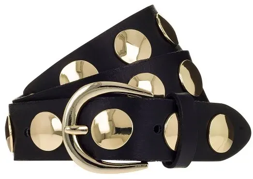 b.belt Gürtel Leder 105 cm schwarz